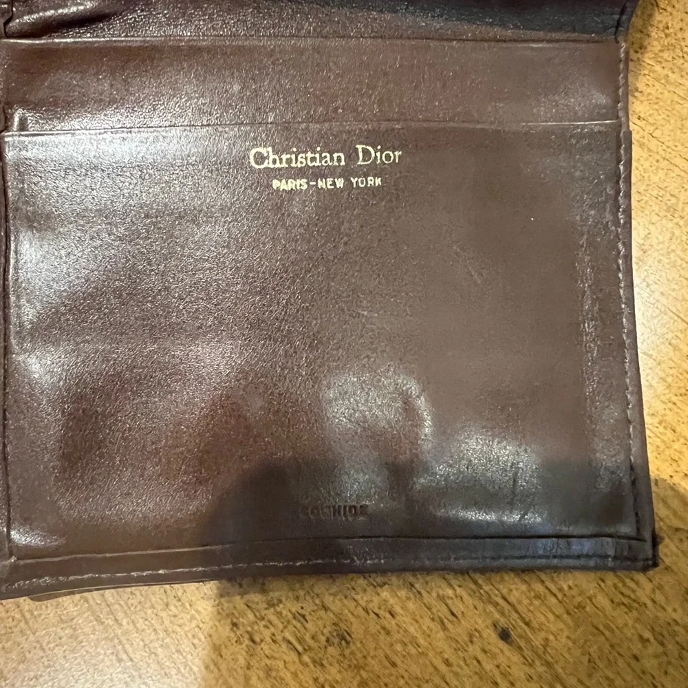 Christian Dior Vintage kiss lock wallet